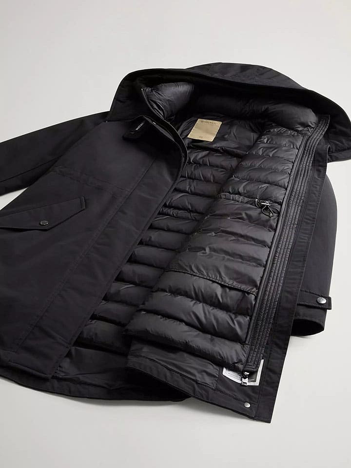 Dámska bunda Woolrich Schwarz 871367 Parka "Authentic 3in1" in Schwarz - 5