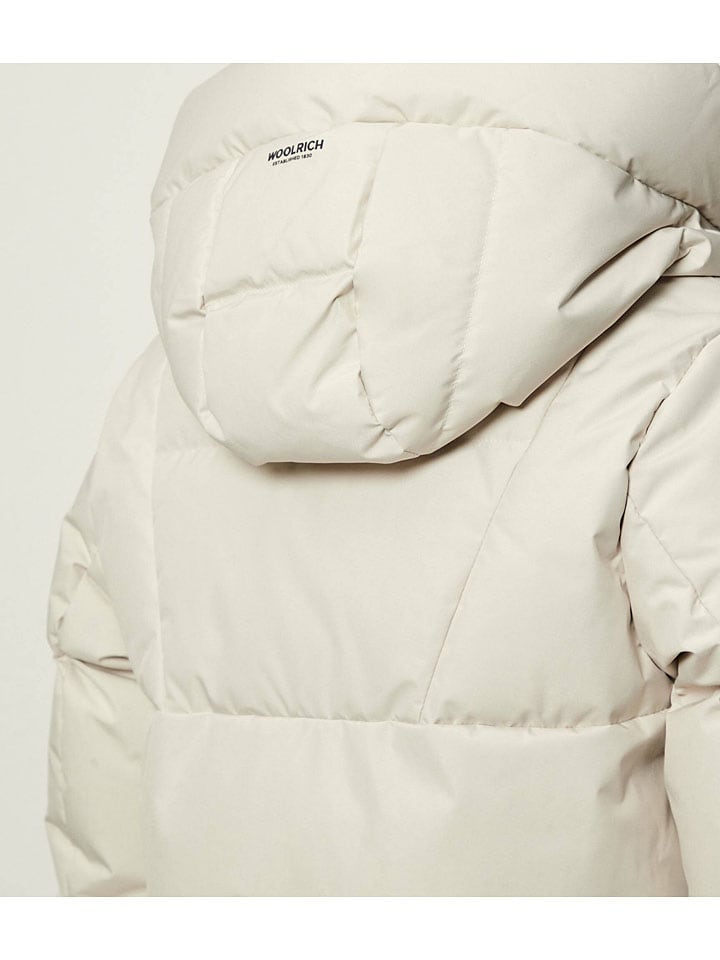 Dámska bunda Woolrich Creme 6678202 Daunenmantel "GTX" in Creme - 3