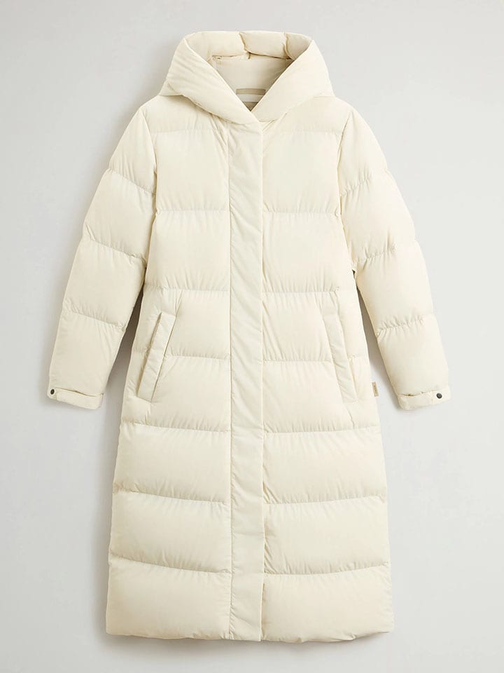 Dámska bunda Woolrich Creme 3212976 Daunenmantel "Cloud Madison" in Creme - 1