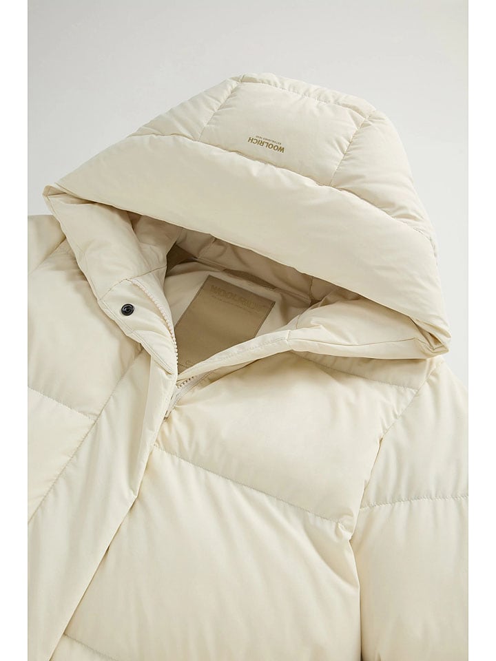 Dámska bunda Woolrich Creme 3212976 Daunenmantel "Cloud Madison" in Creme - 3