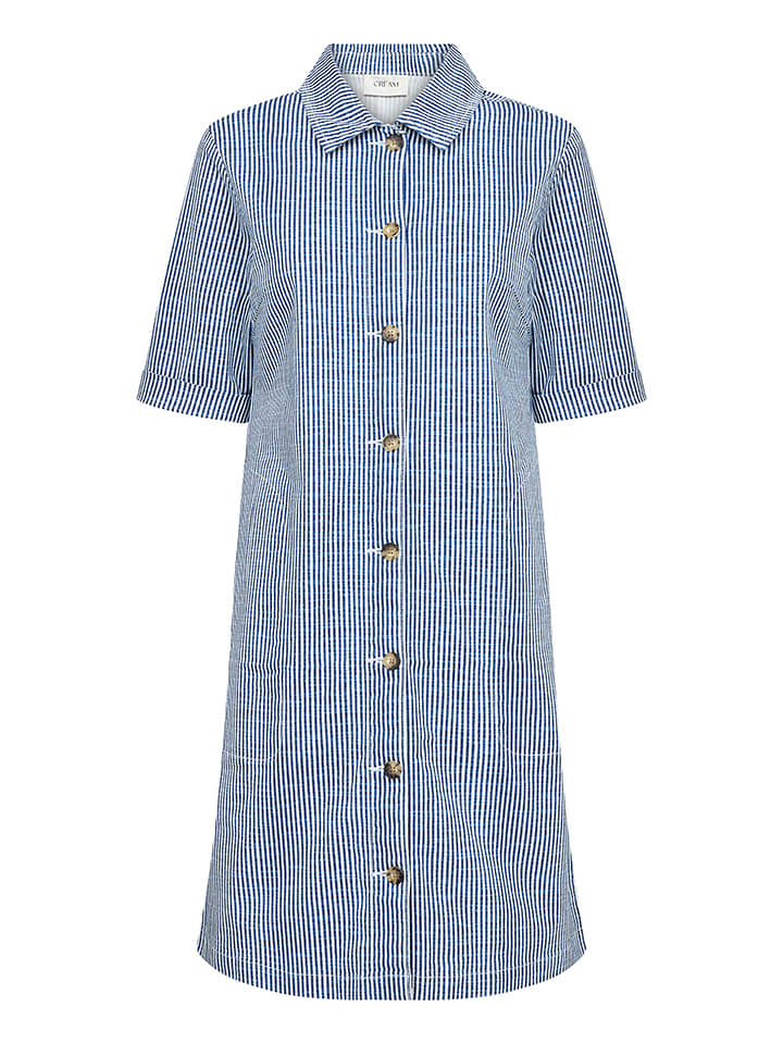 Šaty Cream Blau/ Weiß 8711134 Kleid in Blau/ Weiß - 4