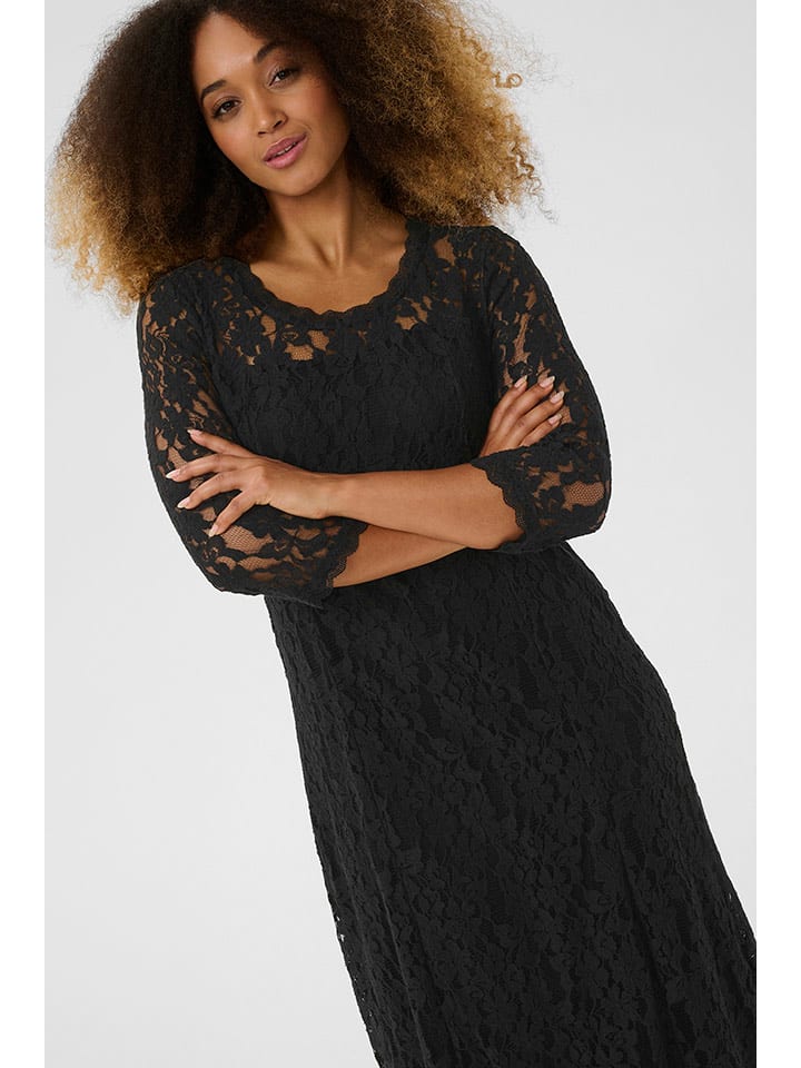 Šaty Cream Schwarz 260920 Kleid in Schwarz - 2