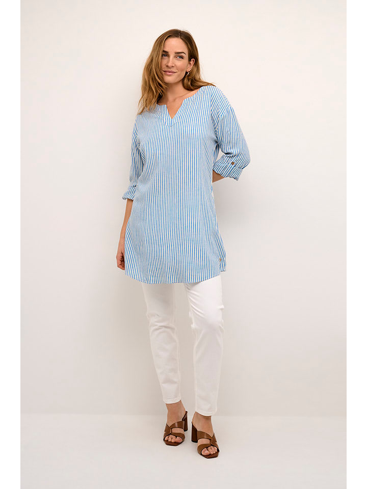 Šaty Cream Blau/ Weiß 3984815 Tunika in Blau/ Weiß - 1