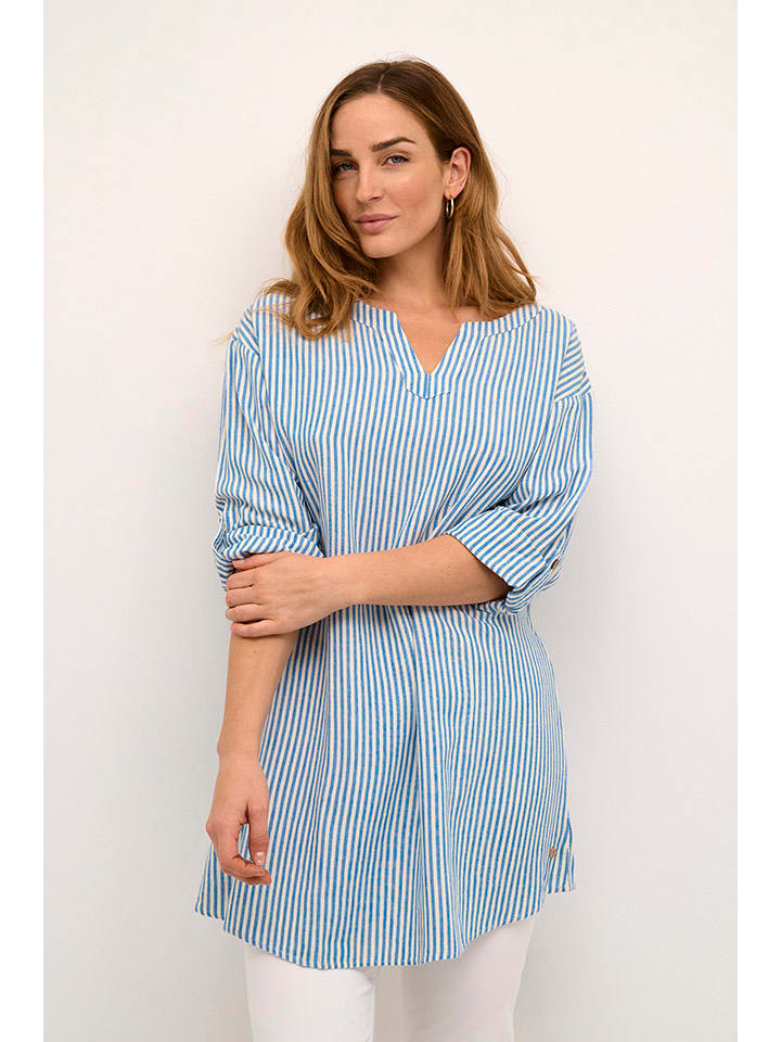 Šaty Cream Blau/ Weiß 3984815 Tunika in Blau/ Weiß - 2