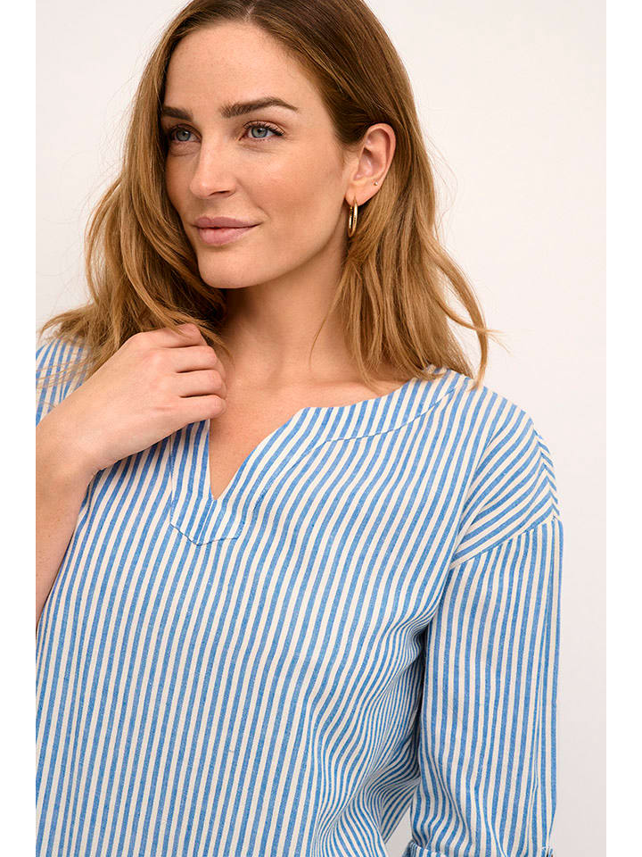 Šaty Cream Blau/ Weiß 3984815 Tunika in Blau/ Weiß - 4