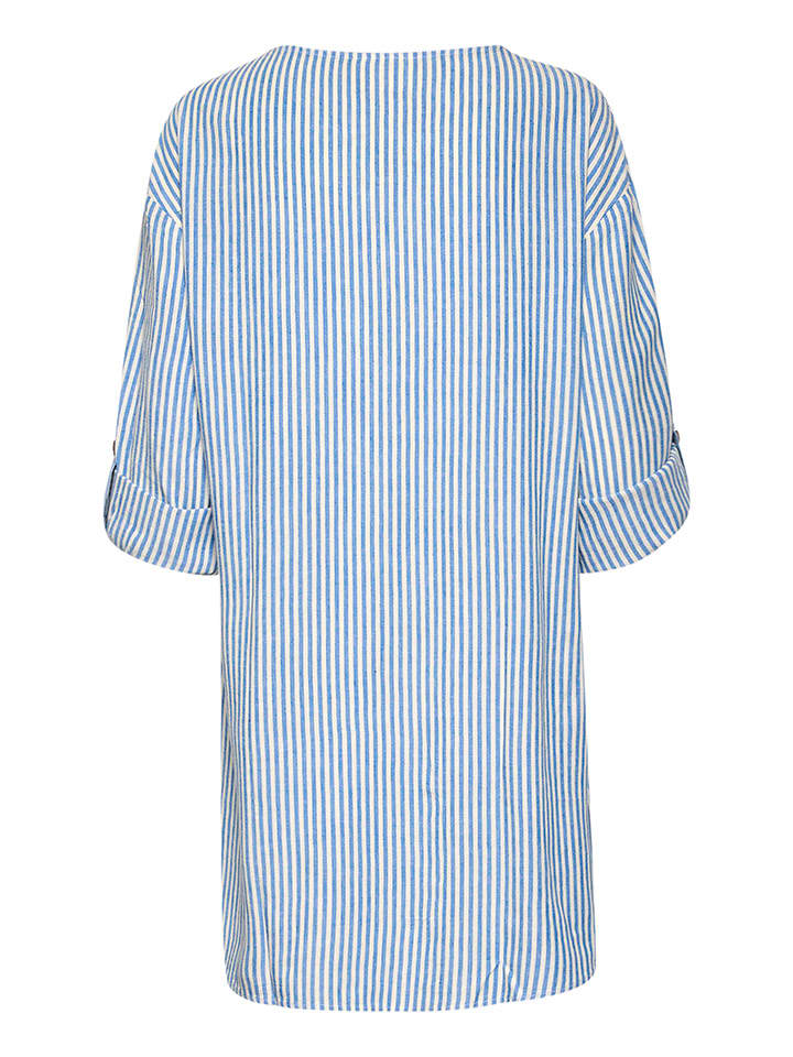 Šaty Cream Blau/ Weiß 3984815 Tunika in Blau/ Weiß - 6
