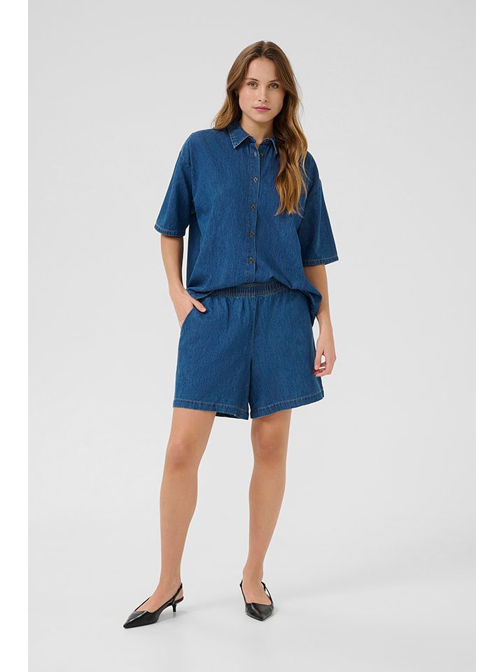 Košeľa CULTURE Blau 655762 Jeanshemd in Blau - 1