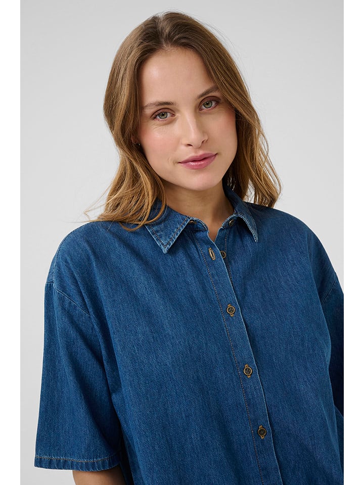 Košeľa CULTURE Blau 655762 Jeanshemd in Blau - 3