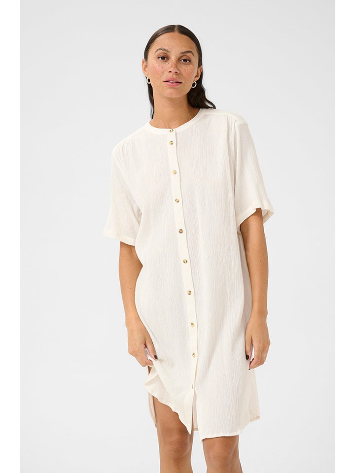 Šaty Kaffe Creme 8612607 Kleid in Creme - 2