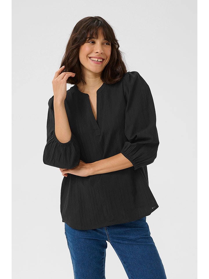 Kaffe Schwarz 3507536 Bluse in Schwarz - 2