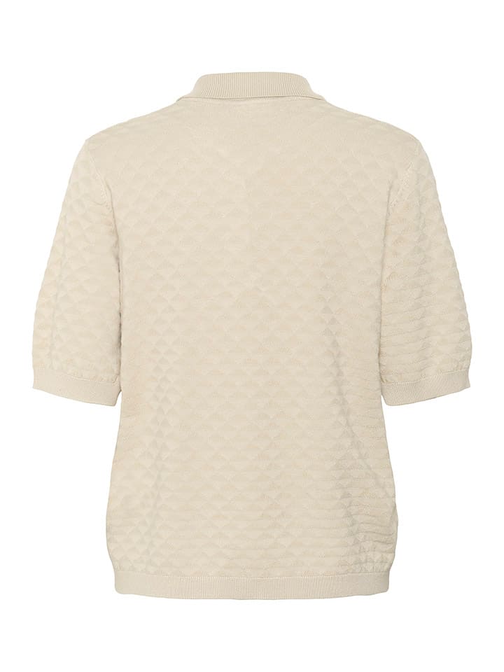 Tričko Kaffe Beige 7521441 Poloshirt in Beige - 5