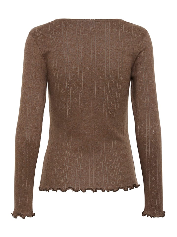 SAINT TROPEZ Braun 116081 Longsleeve in Braun - 5