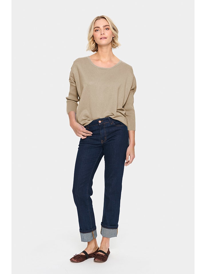 Sveter SAINT TROPEZ Beige 901572 Pullover in Beige - 1