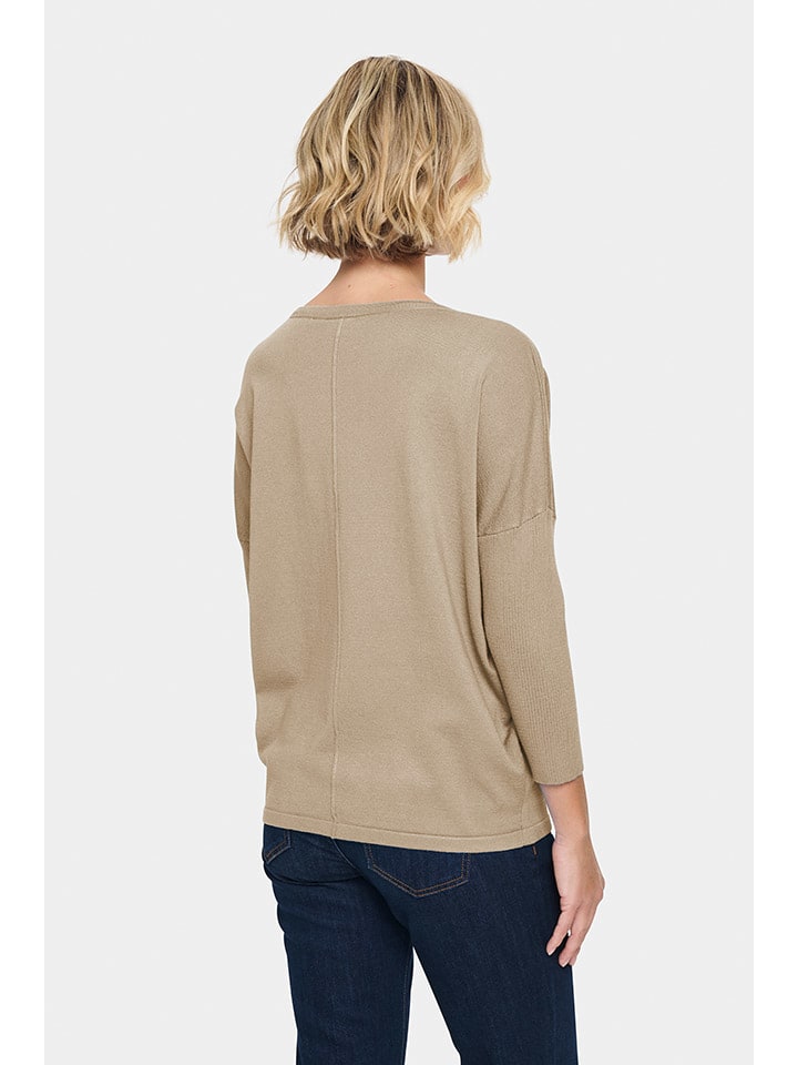 Sveter SAINT TROPEZ Beige 901572 Pullover in Beige - 3