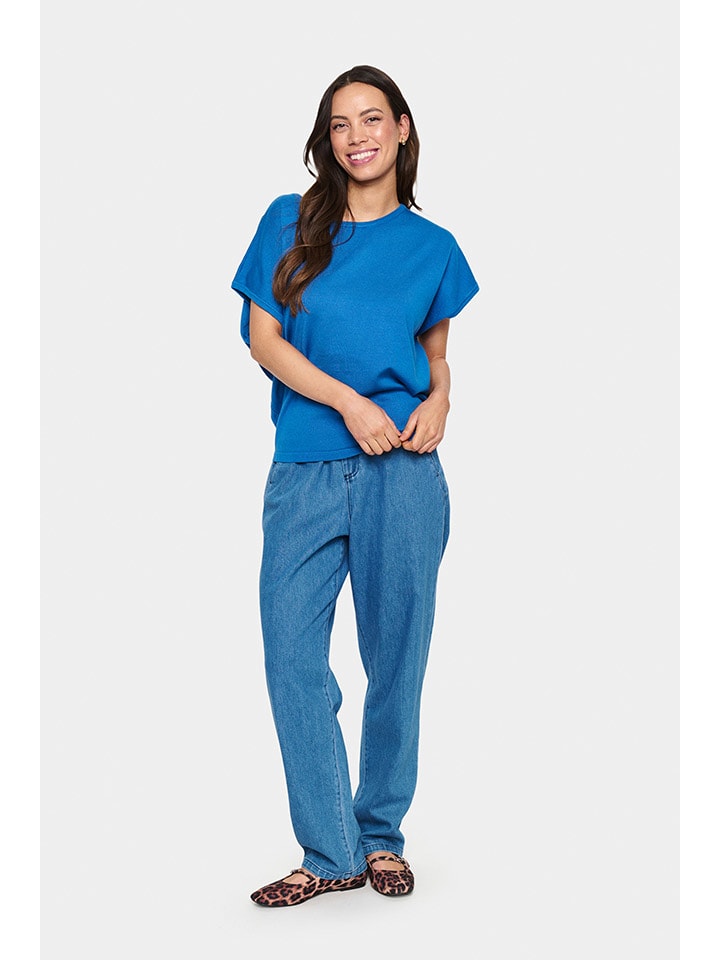 SAINT TROPEZ Blau 4162304 Bluse in Blau - 1