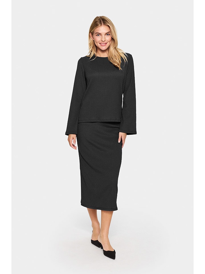 SAINT TROPEZ Schwarz 6643112 Bluse in Schwarz - 1