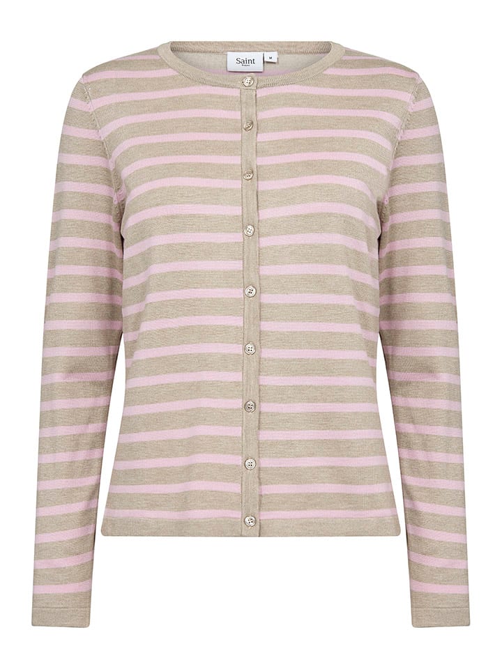 Sveter SAINT TROPEZ Rosa/ Beige 2518773 Cardigan in Rosa/ Beige - 5