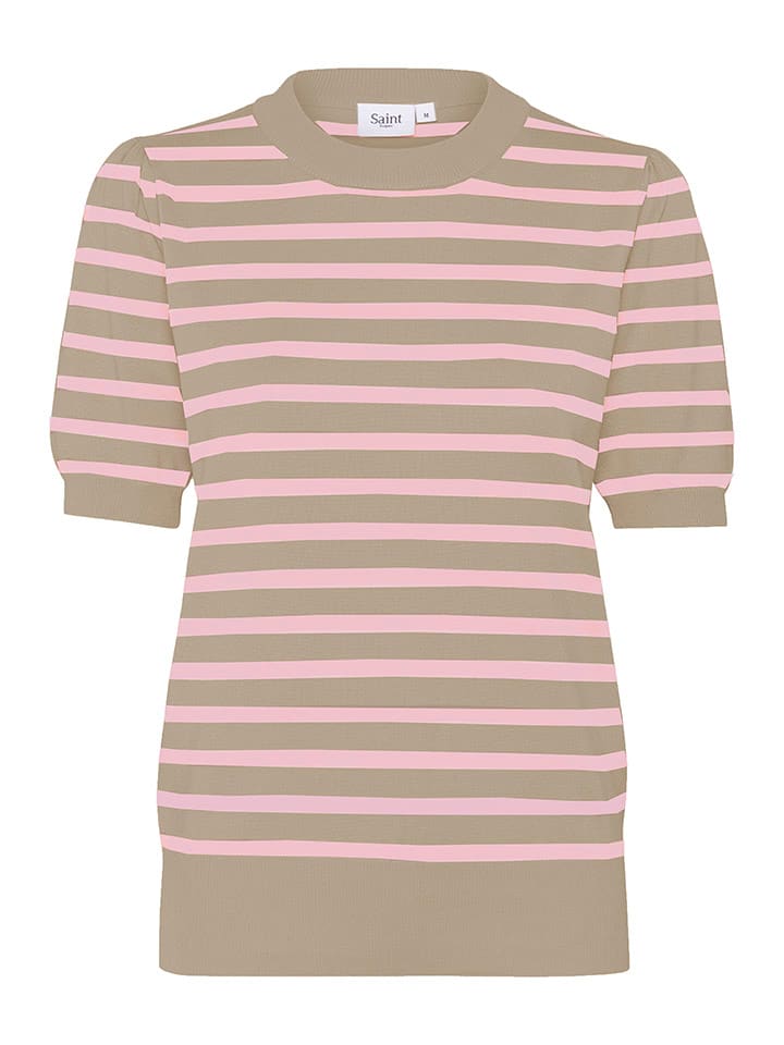 SAINT TROPEZ Beige 7967838 Strickshirt in Beige - 5