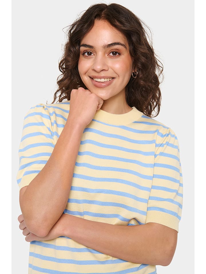 Tričko SAINT TROPEZ Gelb 2979685 Strickshirt in Gelb - 4
