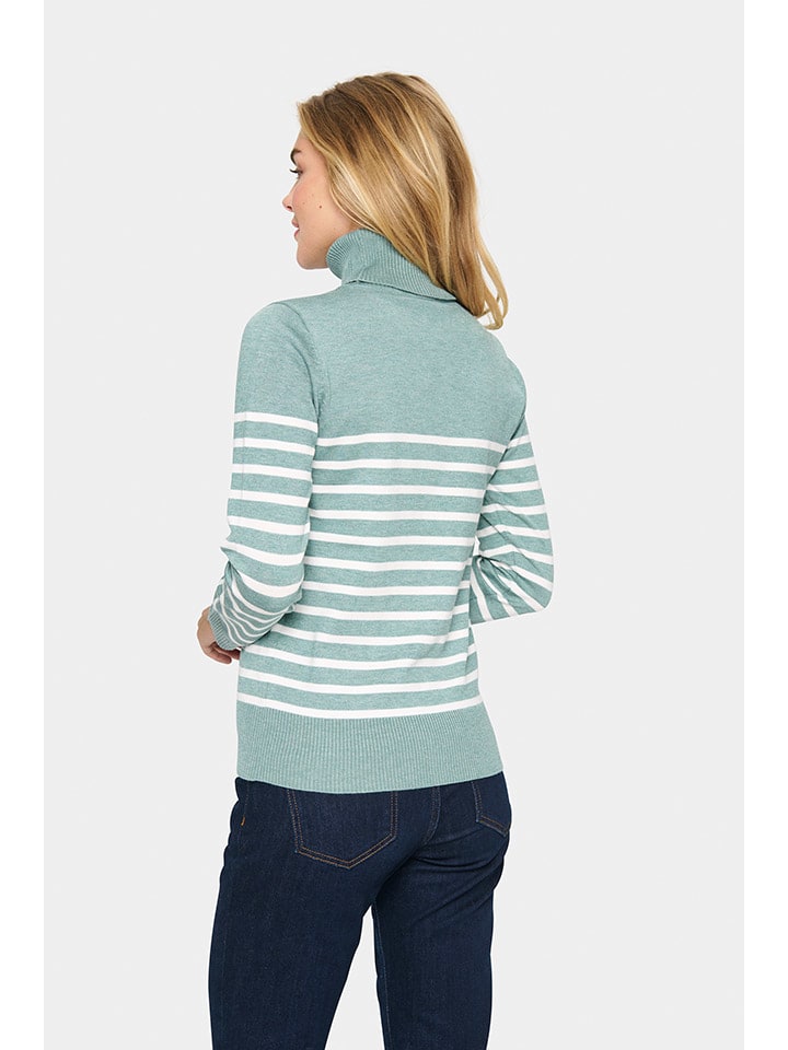 Sveter SAINT TROPEZ Türkis 893356 Rollkragenpullover in Türkis - 3
