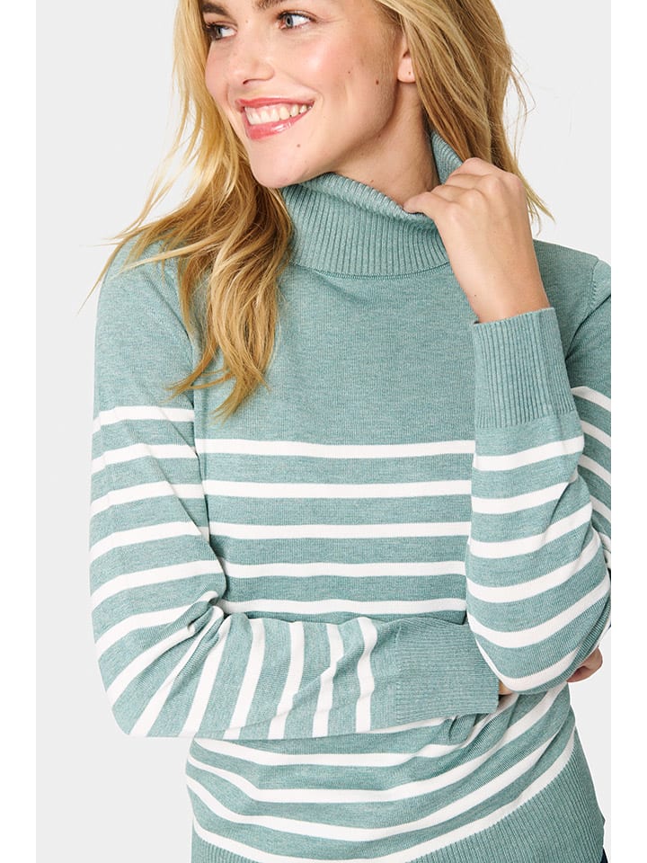 Sveter SAINT TROPEZ Türkis 893356 Rollkragenpullover in Türkis - 4