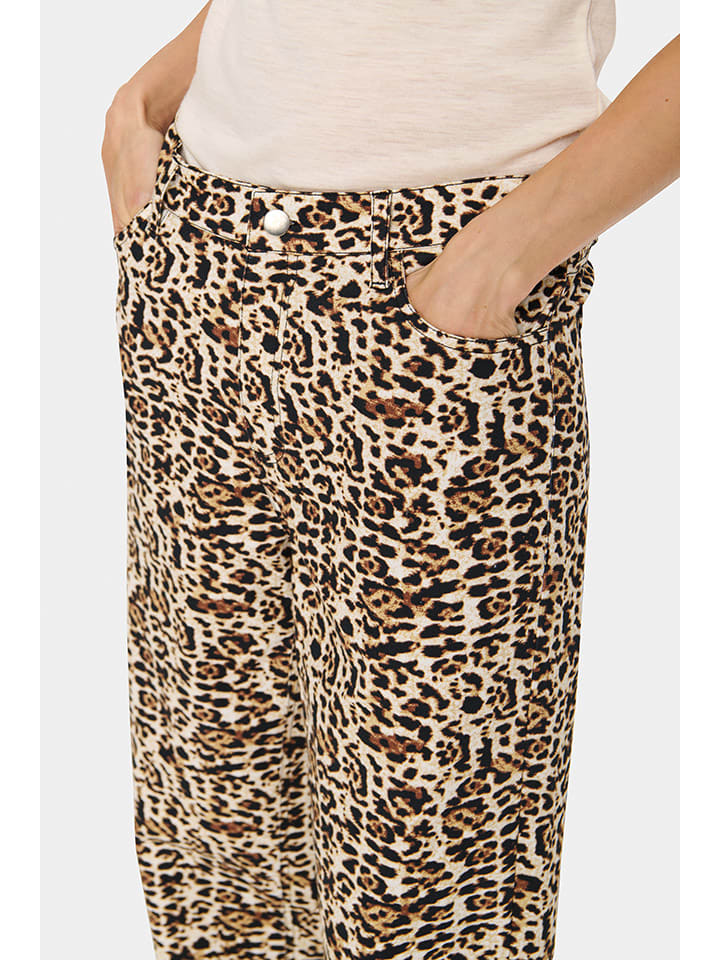 Nohavice SAINT TROPEZ Beige/ Schwarz 6287666 Hose in Beige/ Schwarz - 2