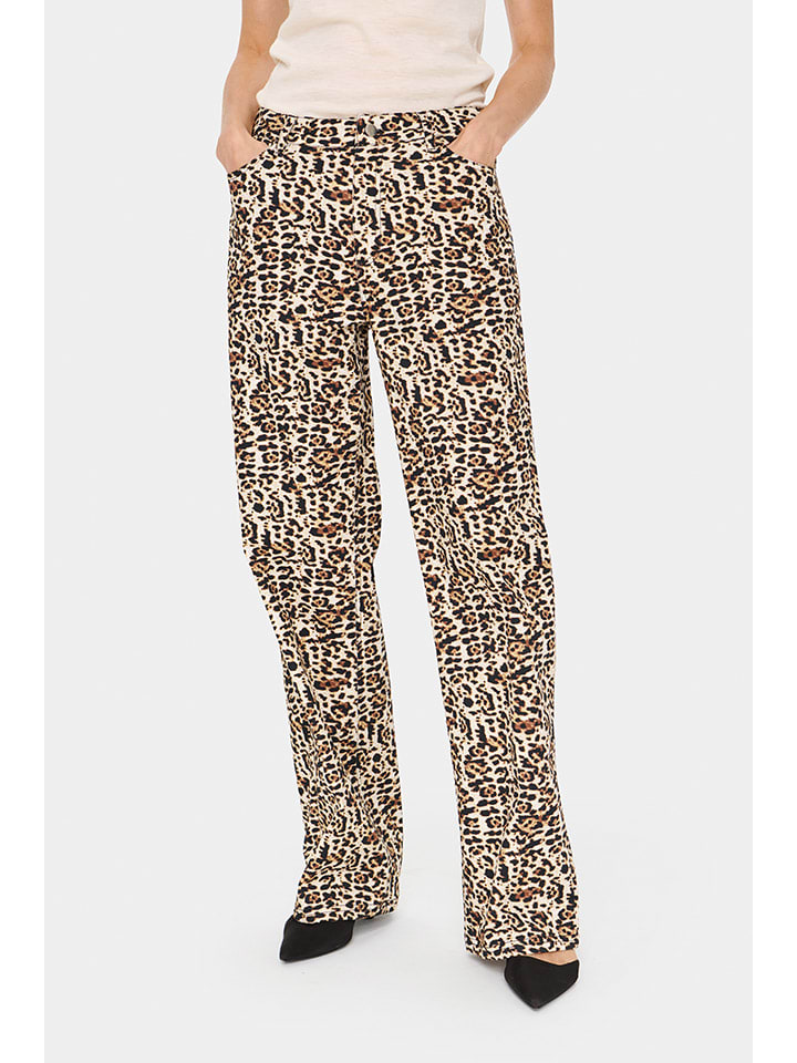 Nohavice SAINT TROPEZ Beige/ Schwarz 6287666 Hose in Beige/ Schwarz - 3