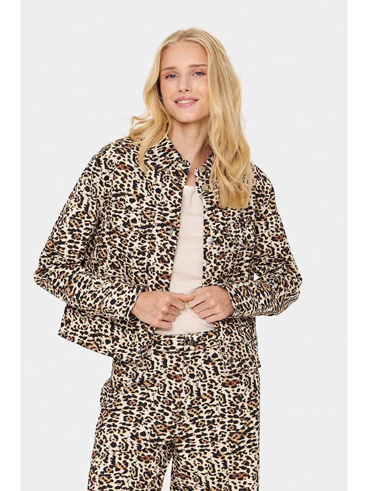 Dámska bunda SAINT TROPEZ Beige/ Schwarz 1890329 Hemdjacke in Beige/ Schwarz - 2