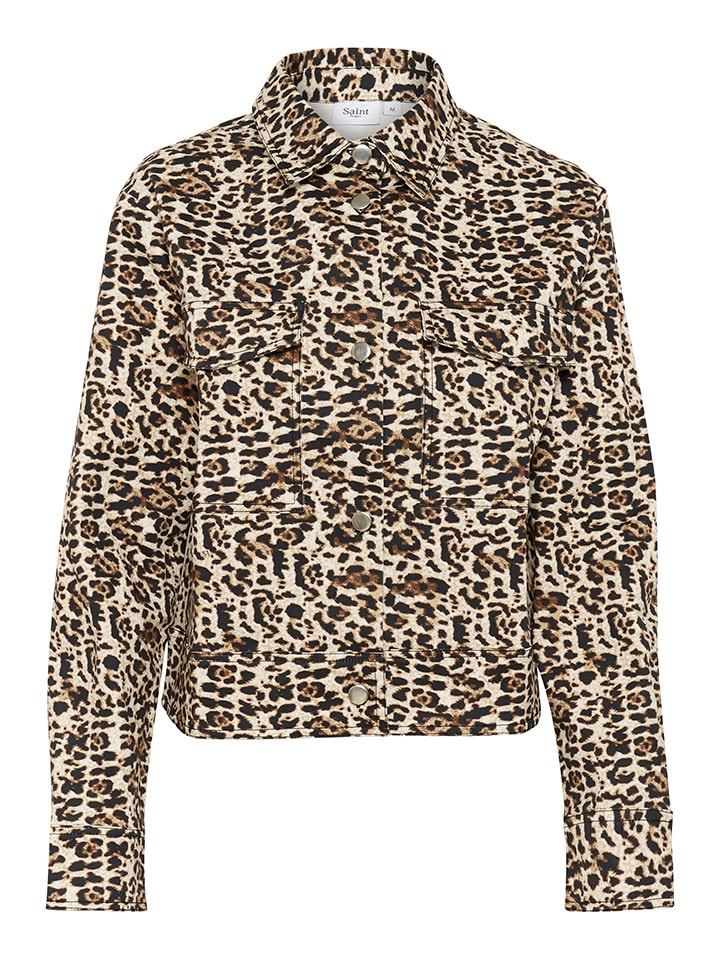 Dámska bunda SAINT TROPEZ Beige/ Schwarz 1890329 Hemdjacke in Beige/ Schwarz - 4