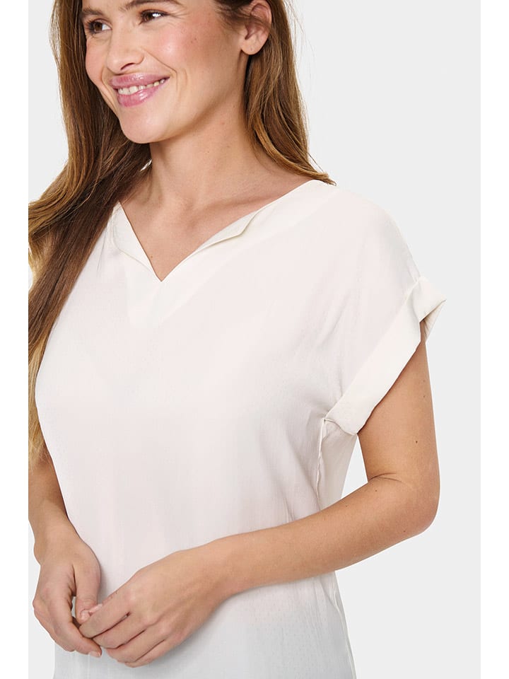 SAINT TROPEZ Creme 7811818 Bluse in Creme - 4