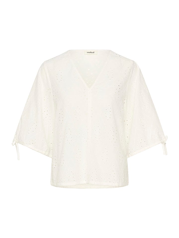 Soaked in Luxury Creme 6080569 Bluse in Creme - 5