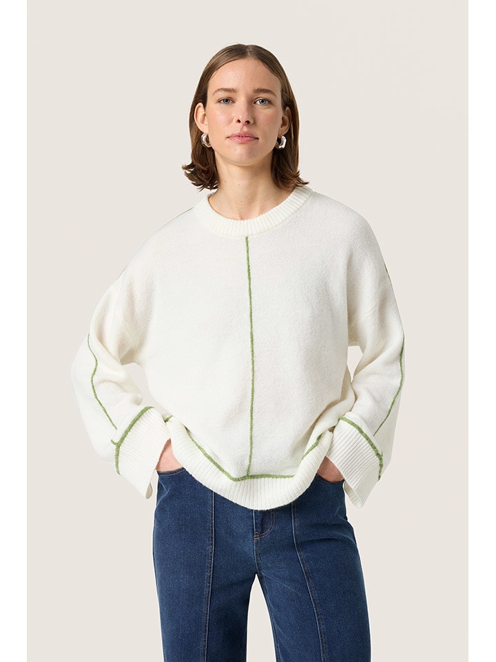 Sveter Soaked in Luxury Creme 7667918 Pullover in Creme - 2