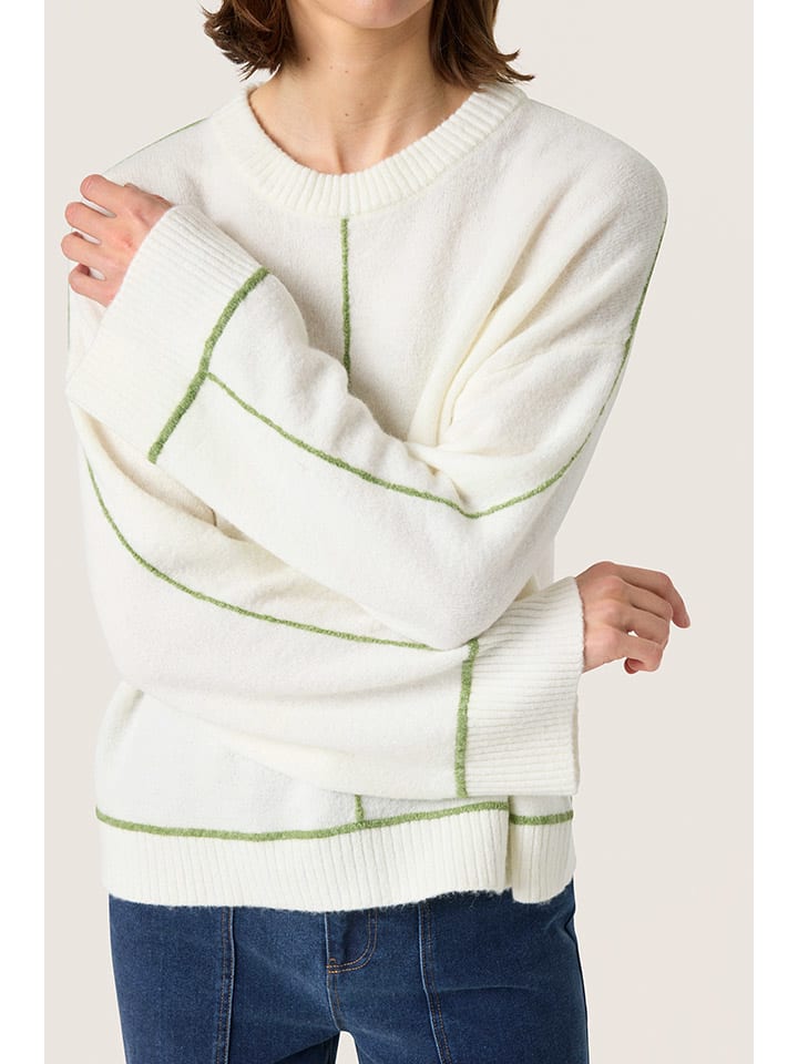 Sveter Soaked in Luxury Creme 7667918 Pullover in Creme - 4