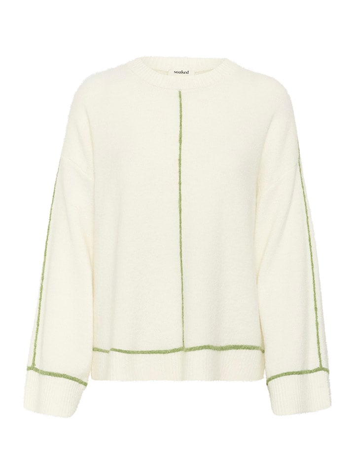 Sveter Soaked in Luxury Creme 7667918 Pullover in Creme - 5