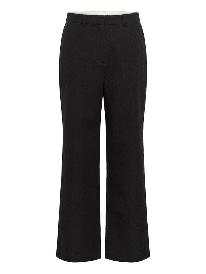 Nohavice Soaked in Luxury Schwarz 7728073 Marlenehose in Schwarz - 5