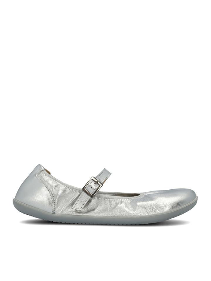 Groundies Silber 430919 Leder-Barfußschuhe "Amber 2.0" in Silber - 1