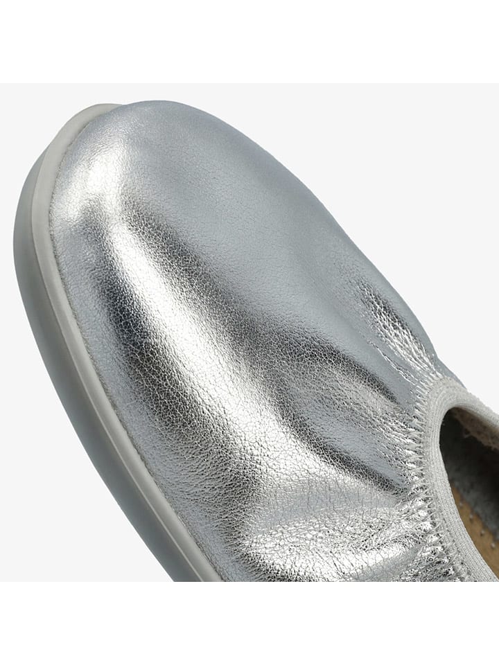 Groundies Silber 430919 Leder-Barfußschuhe "Amber 2.0" in Silber - 3