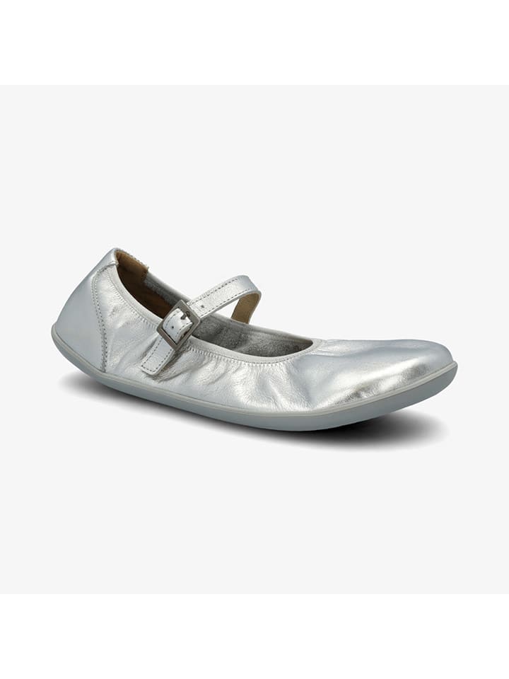 Groundies Silber 430919 Leder-Barfußschuhe "Amber 2.0" in Silber - 5