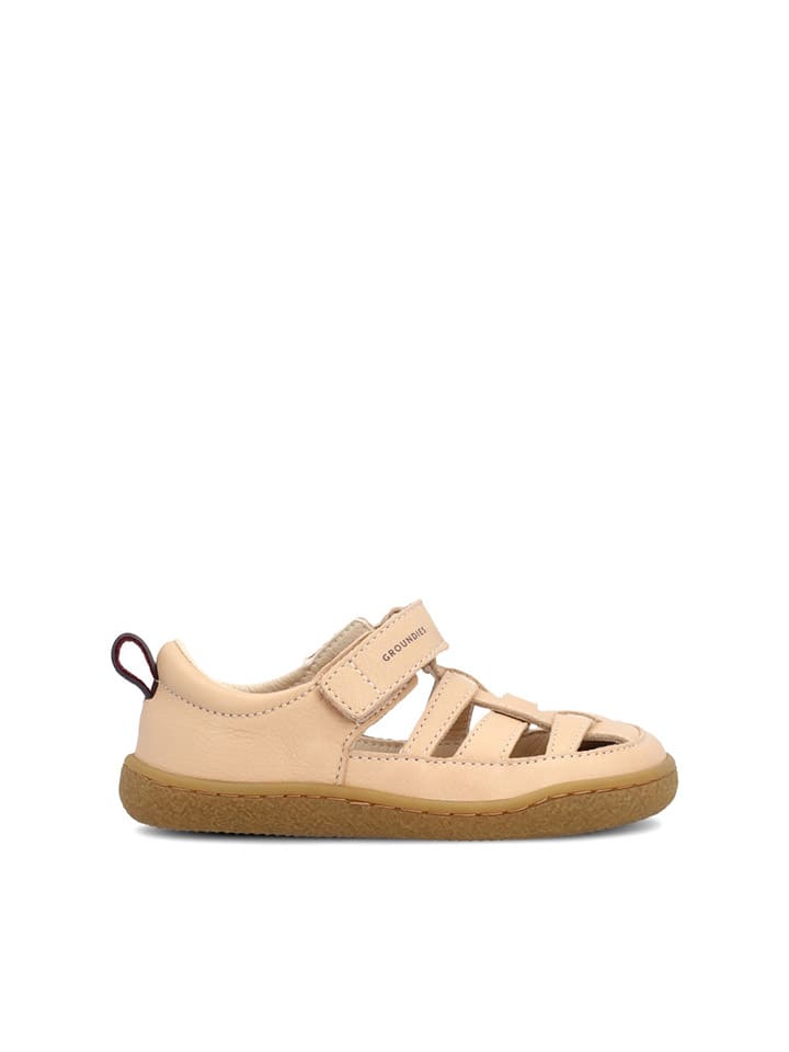 Tenisky Groundies Beige 5606200 Leder-Barfußschuhe "Noto" in Beige - 1