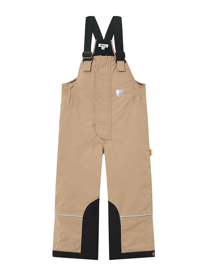Steiff Beige/ Schwarz 7969531 Ski-/ Snowboardhose in Beige/ Schwarz - 1