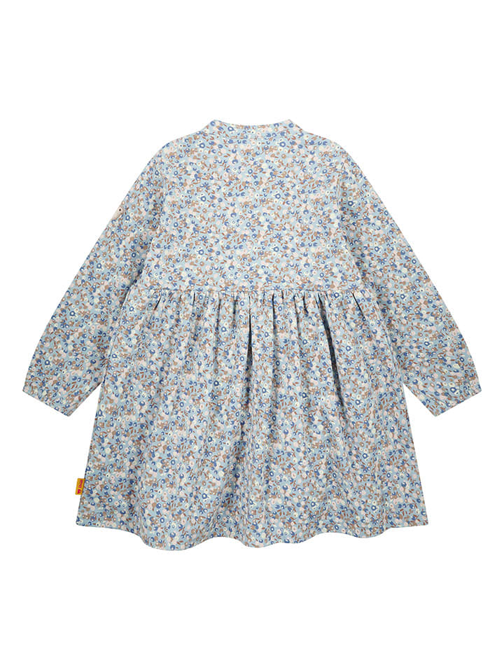 Steiff Hellblau/ Beige 502238 Kleid in Hellblau/ Beige - 2