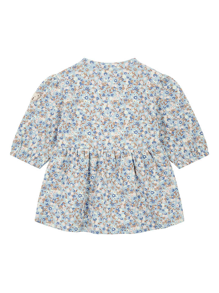Steiff Hellblau/ Beige 5419609 Kleid in Hellblau/ Beige - 2