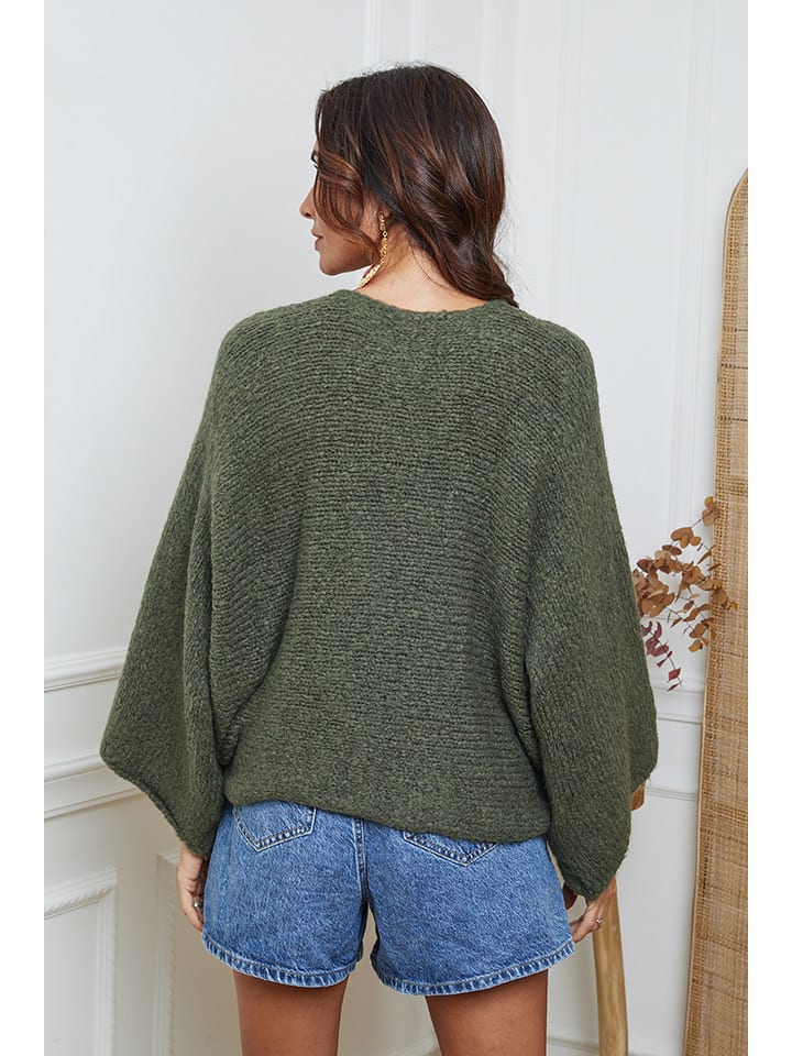 Sveter So Cachemire Khaki 5470679 Pullover "Chiwel" in Khaki - 3