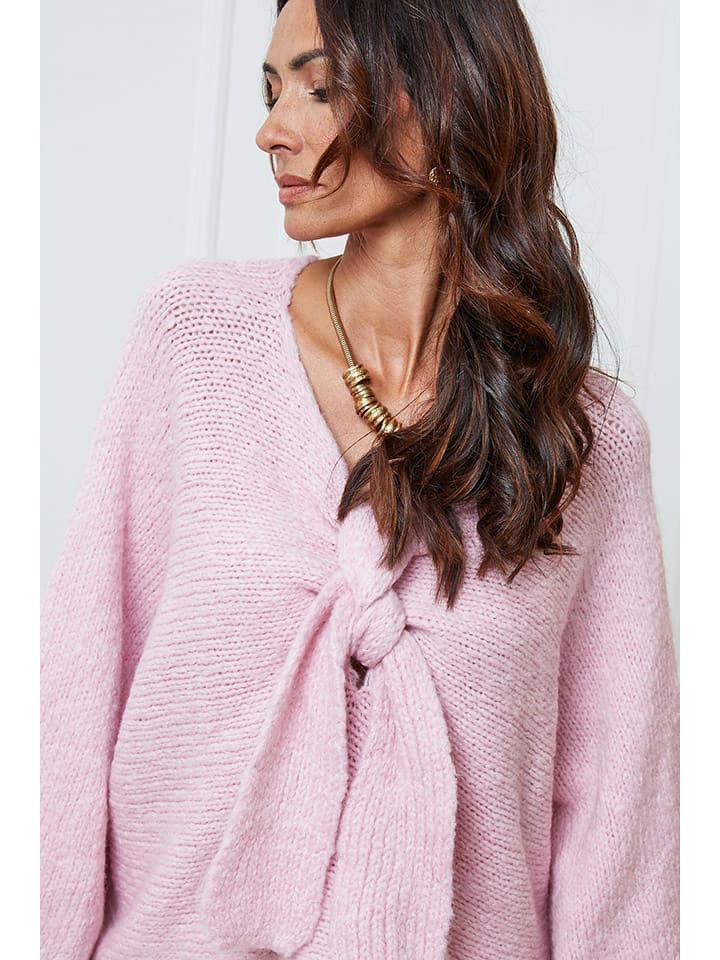 Sveter So Cachemire Rosa 3445475 Pullover "Chiwel" in Rosa - 4