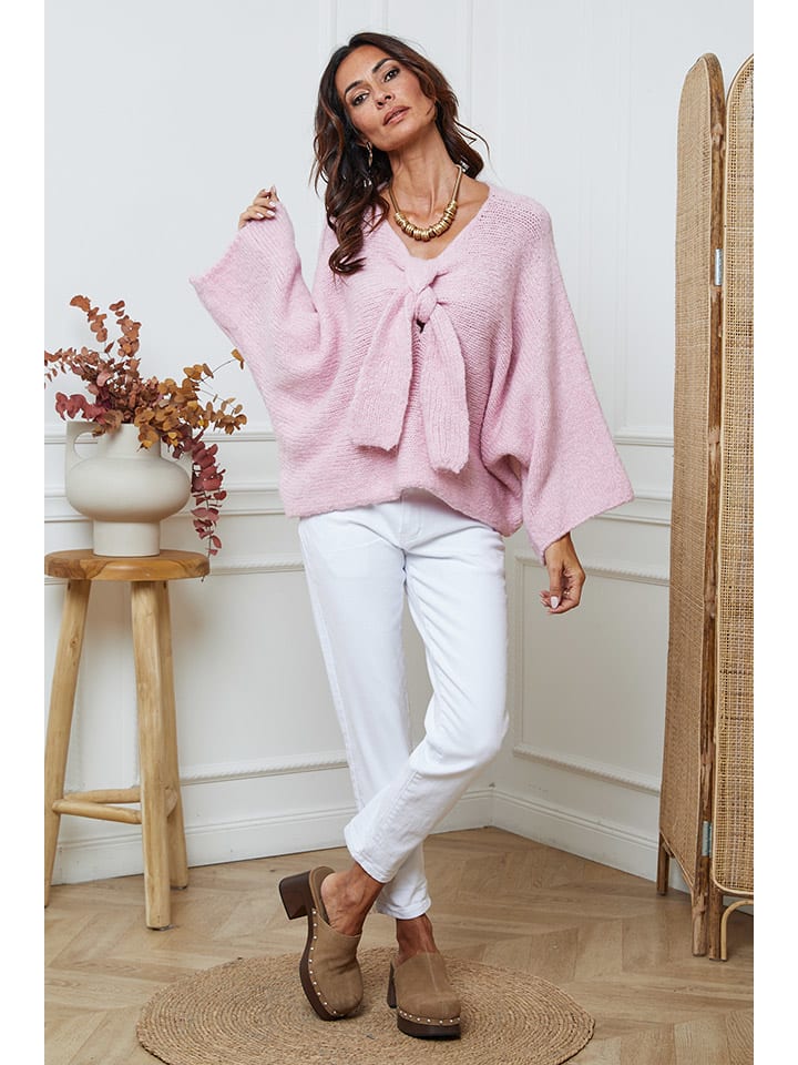 Sveter So Cachemire Rosa 3445475 Pullover "Chiwel" in Rosa - 5