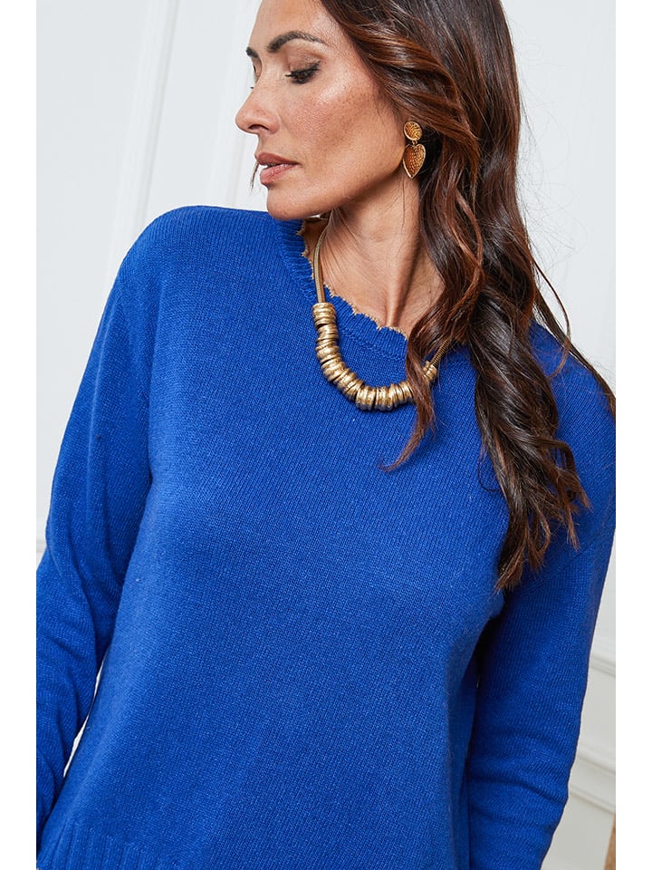 Sveter So Cachemire Blau 6332714 Pullover "Kedis" in Blau - 4