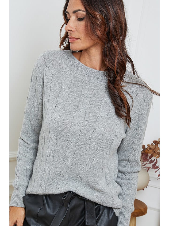 Sveter So Cachemire Grau 9703631 Pullover "Kirem" in Grau - 4
