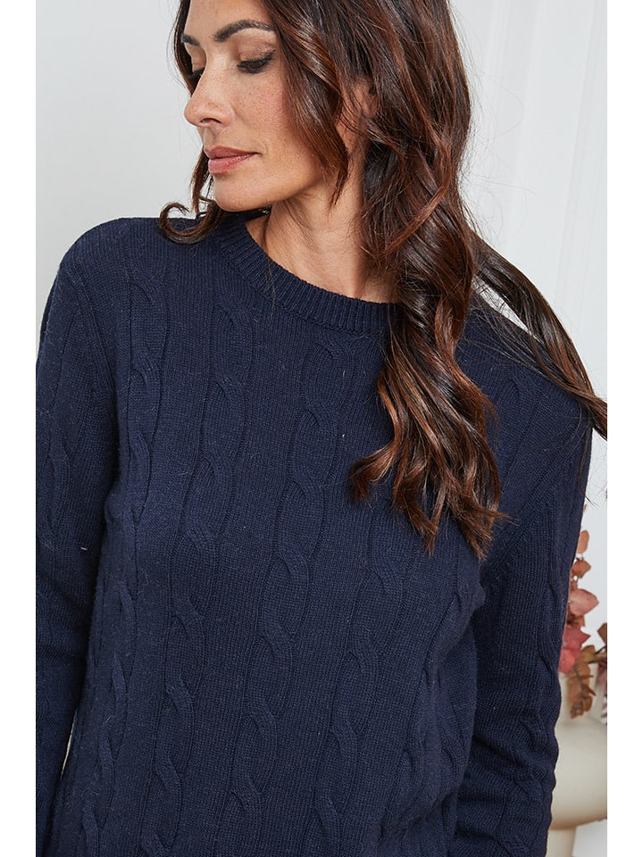 Sveter So Cachemire Dunkelblau 1095171 Pullover "Kirem" in Dunkelblau - 4