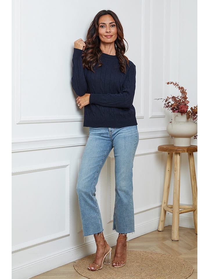 Sveter So Cachemire Dunkelblau 1095171 Pullover "Kirem" in Dunkelblau - 5