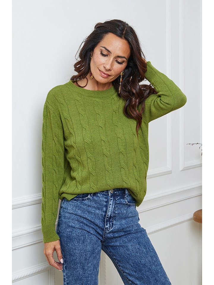 Sveter So Cachemire Grün 5274925 Pullover "Kirem" in Grün - 1